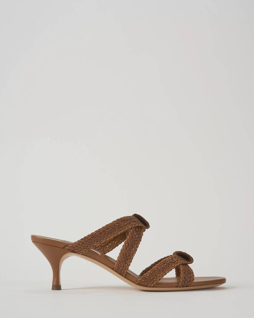 NEW CASADEI women's julia mariposa heeled mule in hanoi+florence - havana